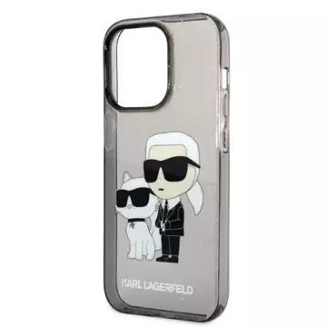 Etui Karl Lagerfeld KLHCP14XHNKCTGK für iPhone 14 Pro Max 6,7" Hardcase Gliter Karl