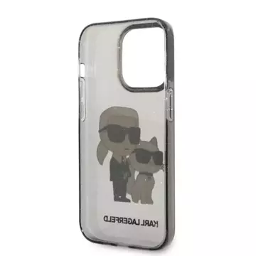 Etui Karl Lagerfeld KLHCP14XHNKCTGK für iPhone 14 Pro Max 6,7" Hardcase Gliter Karl