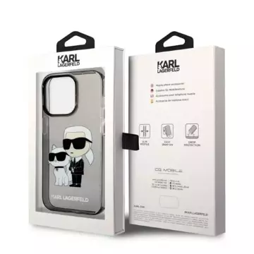 Etui Karl Lagerfeld KLHCP14XHNKCTGK für iPhone 14 Pro Max 6,7" Hardcase Gliter Karl