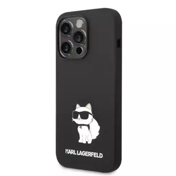 Etui Karl Lagerfeld KLHCP14XSNCHBCK für iPhone 14 Pro Max 6,7" Hardcase Silikon Choupette czarny/black