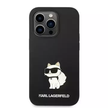 Etui Karl Lagerfeld KLHCP14XSNCHBCK für iPhone 14 Pro Max 6,7" Hardcase Silikon Choupette czarny/black