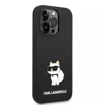 Etui Karl Lagerfeld KLHCP14XSNCHBCK für iPhone 14 Pro Max 6,7" Hardcase Silikon Choupette czarny/black