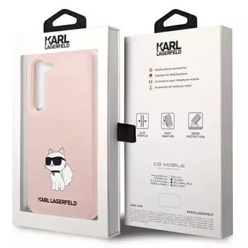 Etui Karl Lagerfeld KLHCS23MSNCHBCP für Samsung Galaxy S23 Plus S916 Hardcase Silikon Choupette