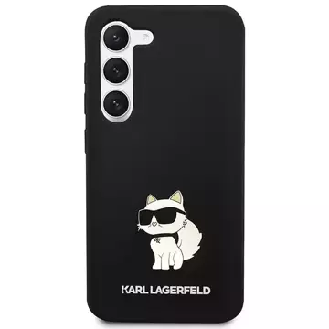 Etui Karl Lagerfeld KLHCS23SSNCHBCK für Samsung Galaxy S23 S911 Hardcase Silikon Choupette