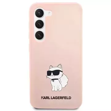 Etui Karl Lagerfeld KLHCS23SSNCHBCP für Samsung Galaxy S23 S911 Hardcase Silikon Choupette