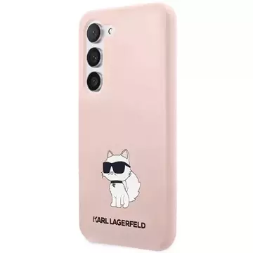 Etui Karl Lagerfeld KLHCS23SSNCHBCP für Samsung Galaxy S23 S911 Hardcase Silikon Choupette