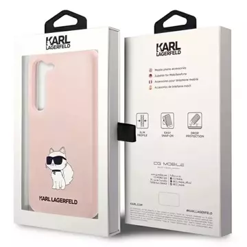 Etui Karl Lagerfeld KLHCS23SSNCHBCP für Samsung Galaxy S23 S911 Hardcase Silikon Choupette