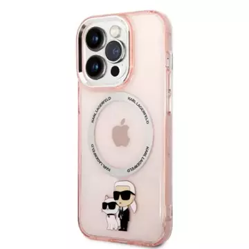 Etui Karl Lagerfeld KLHMP14LHNKCIP für iPhone 14 Pro 6,1" Hardcase Iconic Karl