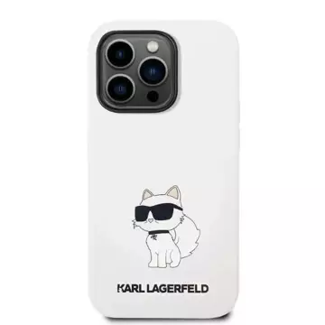 Etui Karl Lagerfeld KLHMP14LSNCHBCH iPhone 14 Pro 6,1" Hardcase Silikon Choupette MagSafe