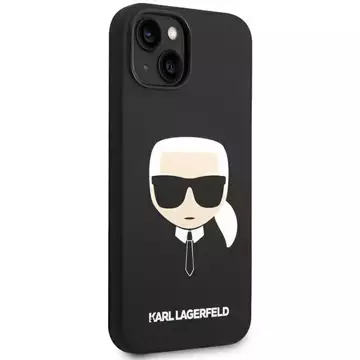 Etui Karl Lagerfeld KLHMP14MSLKHBK für iPhone 14 Plus 6,7" Hardcase Silikon Karl`s Head Magsafe