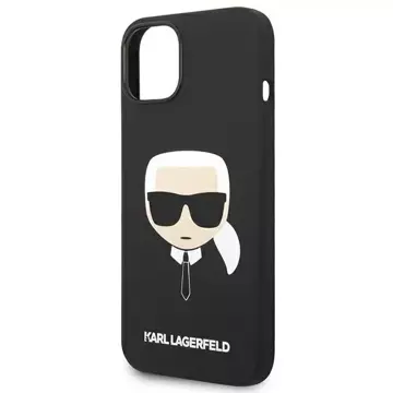 Etui Karl Lagerfeld KLHMP14MSLKHBK für iPhone 14 Plus 6,7" Hardcase Silikon Karl`s Head Magsafe