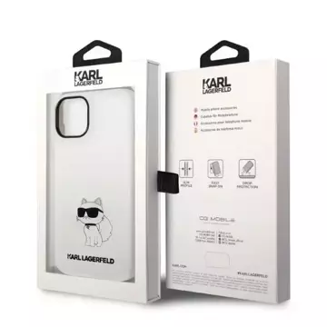 Etui Karl Lagerfeld KLHMP14MSNCHBCH für iPhone 14 Plus 6,7" Hardcase Silikon Choupette MagSafe