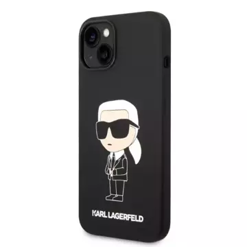 Etui Karl Lagerfeld KLHMP14MSNIKBCK für iPhone 14 Plus 6,7" Hardcase Silikon Ikonik Magsafe czarny/black