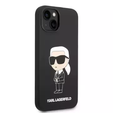 Etui Karl Lagerfeld KLHMP14MSNIKBCK für iPhone 14 Plus 6,7" Hardcase Silikon Ikonik Magsafe czarny/black