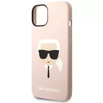 Etui Karl Lagerfeld KLHMP14SSLKHLP für iPhone 14 6,1" Hardcase Silikon Karl`s Head Magsafe