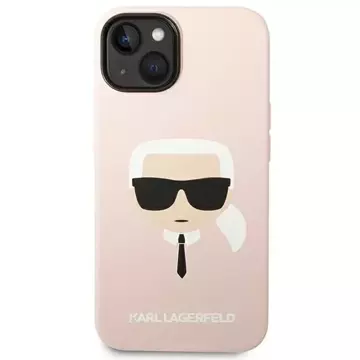 Etui Karl Lagerfeld KLHMP14SSLKHLP für iPhone 14 6,1" Hardcase Silikon Karl`s Head Magsafe