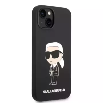 Etui Karl Lagerfeld KLHMP14SSNIKBCK für iPhone 14 6,1" Hardcase Silikon Ikonik Magsafe