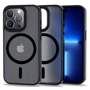 Etui MagMat MagSafe für Apple iPhone 13 Pro Mattschwarz