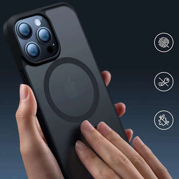 Etui MagMat MagSafe für Apple iPhone 13 Pro Mattschwarz