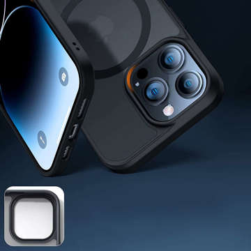 Etui MagMat MagSafe für Apple iPhone 13 Pro Max Mattschwarz