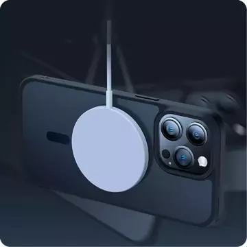 Etui Magmat MagSafe für Apple iPhone 15 Pro Max Schwarz/Klar