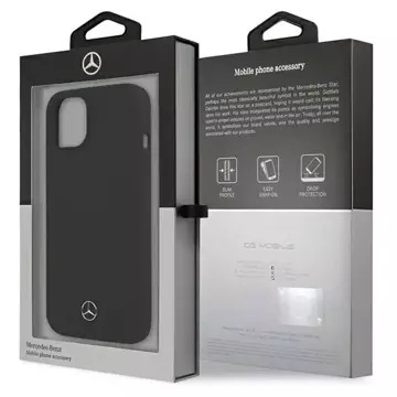 Etui Mercedes MEHCP13SSILBK für iPhone 13 mini 5,4" Hardcase Silicone Line