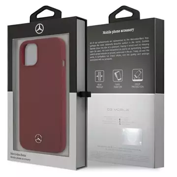 Etui Mercedes MEHCP13SSILRE für iPhone 13 mini 5,4" Hardcase Silicone Line