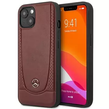 Etui Mercedes MEHCP14MARMRE für Apple iPhone 14 Plus 6,7" Hardcase Leder Urban Bengale