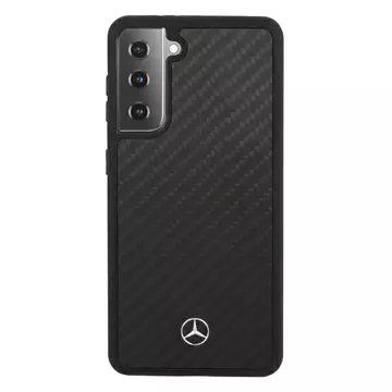 Etui Mercedes MEHCS21MRCABK oder Samsung Galaxy S21 Plus G996 Carbon Hardcase Dynamic Line