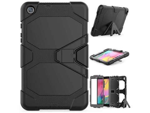 Etui Military Duty Case Alogie für Galaxy Tab A 8.0 2019 T290/T295 Czarne