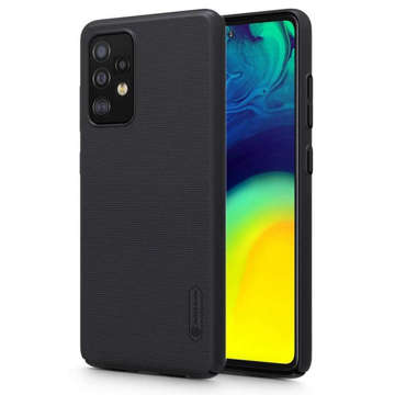 Etui Nillkiin Frosted Shield für Samsung Galaxy A52 / A52S Schwarz