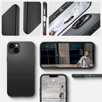 Etui Obudowa Cover Spigen Thin Fit für Apple iPhone 14 Plus Schwarz