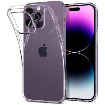 Etui Obudowa Hülle Spigen Liquid Crystal für Apple iPhone 14 Pro Crystal Clear