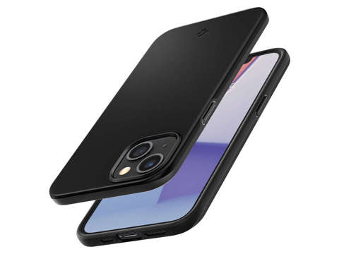 Etui Obudowa Hülle Spigen Thin Fit für Apple iPhone 13 Schwarz