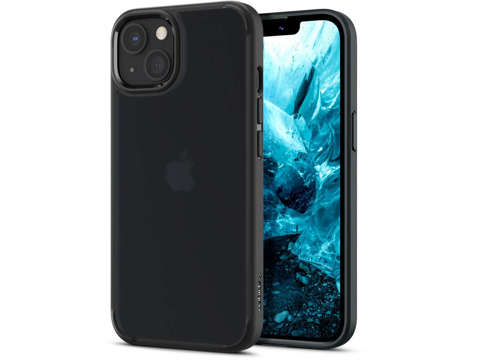 Etui Obudowa Hülle Spigen Ultra Hybrid für Apple iPhone 13 Matt Frost Black