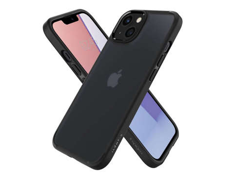 Etui Obudowa Hülle Spigen Ultra Hybrid für Apple iPhone 13 Matt Frost Black