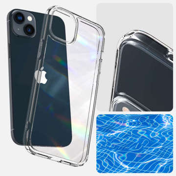 Etui Obudowa Hülle Spigen Ultra Hybrid für Apple iPhone 14 Plus Crystal Clear