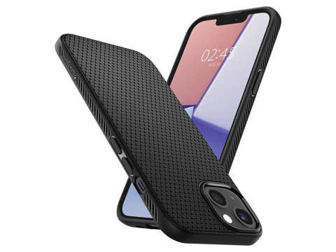 Etui Obudowa Spigen Liquid Air für Apple iPhone 13 Mattschwarz