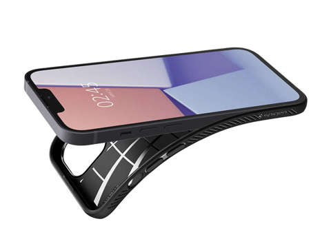 Etui Obudowa Spigen Liquid Air für Apple iPhone 13 Mattschwarz