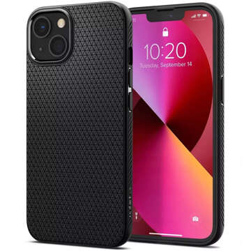 Etui Obudowa Spigen Liquid Air für Apple iPhone 13 Mattschwarz