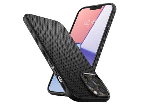 Etui Obudowa Spigen Liquid Air für Apple iPhone 13 Pro Max Mattschwarz