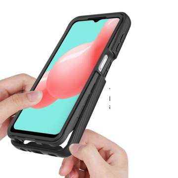 Etui Pancerne Defense360 für Samsung Galaxy A32 LTE Schwarz