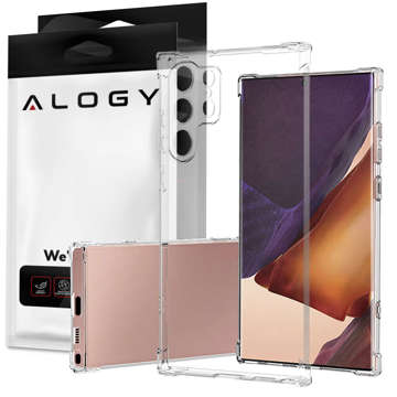 Etui Pancerne ShockProof Alogy Case für Samsung Galaxy S22 Ultra Clear