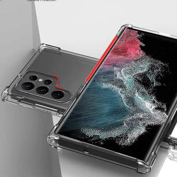 Etui Pancerne ShockProof Alogy Case für Samsung Galaxy S22 Ultra Clear