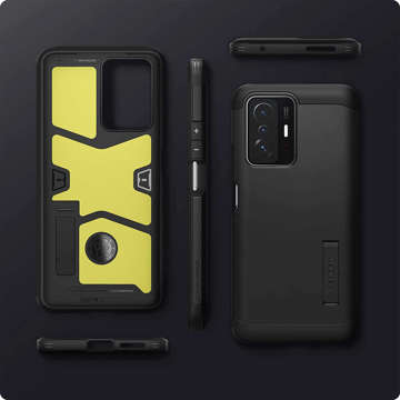 Etui Pancerne Spigen Tough Armor für Xiaomi 11T 5G/ 11T Pro 5G Schwarz