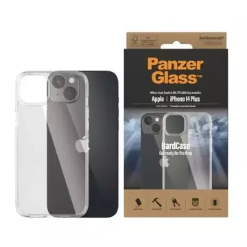 Etui PanzerGlass HardCase für iPhone 14 Plus 6,7" Antibakteriell Militärqualität transparent 0403