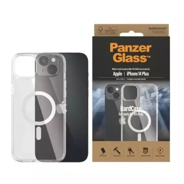 Etui PanzerGlass HardCase für iPhone 14 Plus 6,7" MagSafe Antibakteriell Militärqualität transparent 0411