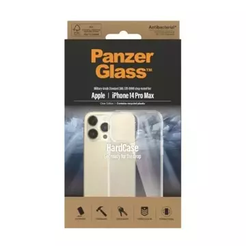 "Etui PanzerGlass HardCase für iPhone 14 Pro Max 6,7\" Antibakteriell Militärqualität transparent 0404"