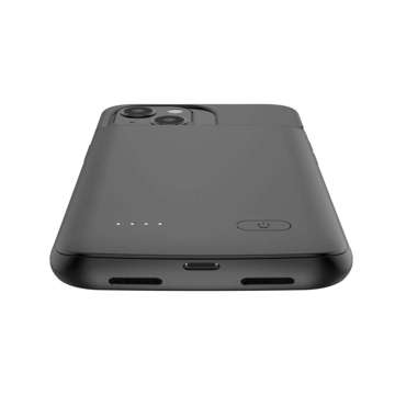 Etui Powerbank PowerCase 4800mAh für Apple iPhone 13 / 13 Pro Schwarz