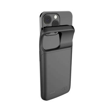 Etui Powerbank PowerCase 4800mAh für Apple iPhone 13 / 13 Pro Schwarz